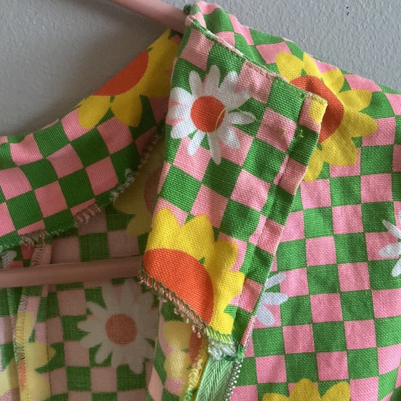 Vintage 60’s Flower Power Romper - Picture 9 of 14